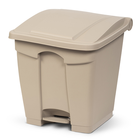 TOTER 8 gal Trash Can, Beige SOF08